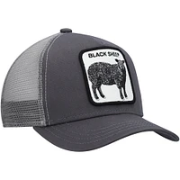 Youth Gray Black Sheep Trucker Adjustable Hat