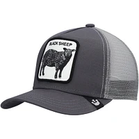 Youth Gray Black Sheep Trucker Adjustable Hat