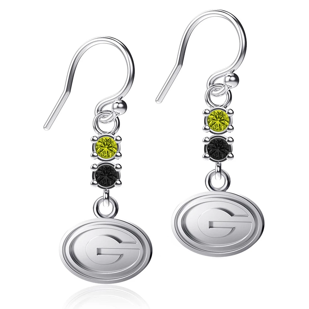 Dayna Designs Grambling Tigers Dangle Crystal Earrings