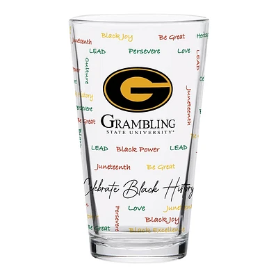 Tigres Grambling 16oz. Verre à pinte