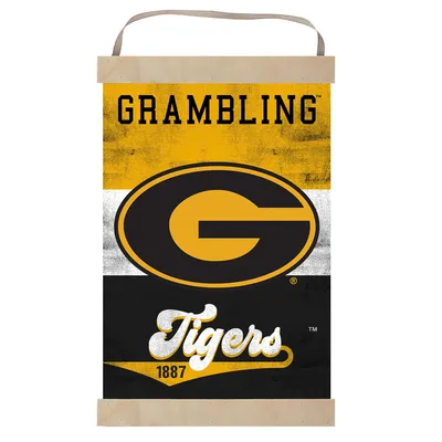 Grambling Tigers Retro Logo Banner Sign