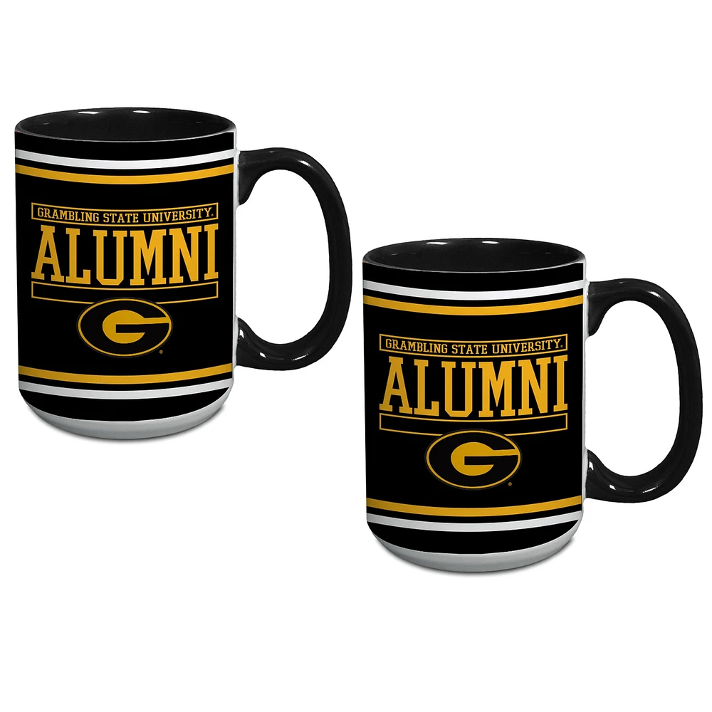 Ensemble de deux tasses pour anciens élèves des Grambling Tigers