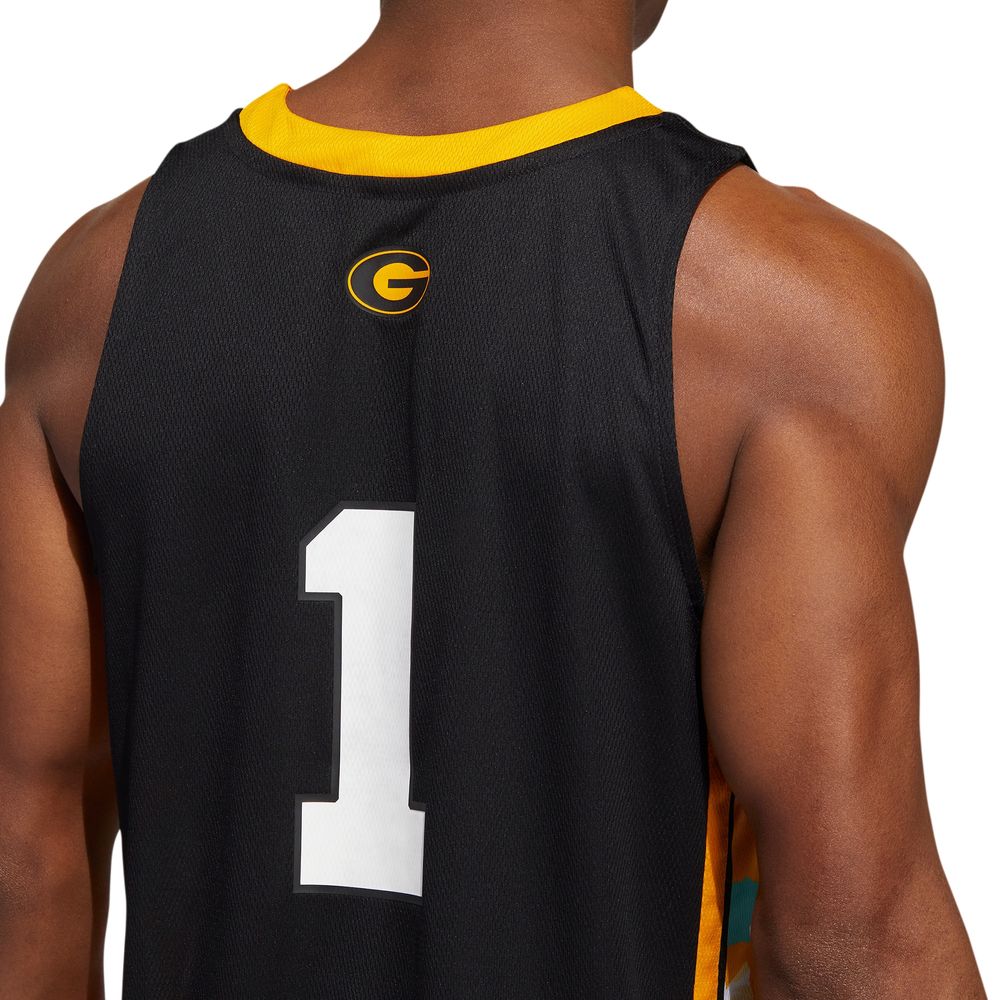 Men's Gold Grambling Tigers Basketball Jersey