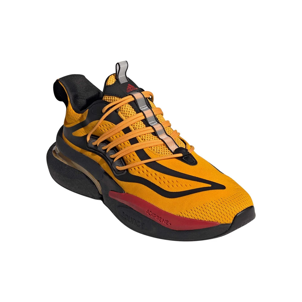 Chaussures adidas Grambling Tigers Alphaboost V1 Sustainable BOOST pour hommes, or/noir