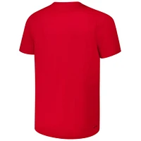 T-shirt d'avant-match adidas rouge Grambling Tigers Strategy pour homme