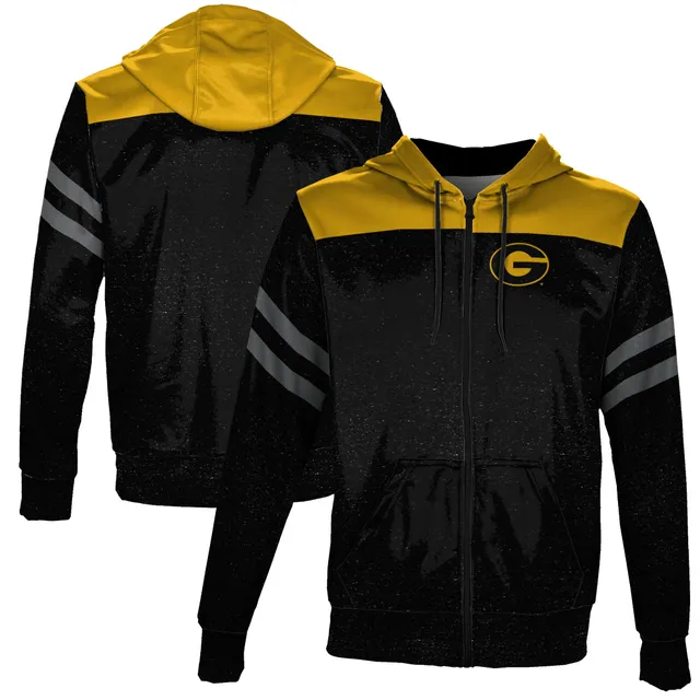 Men's Colosseum Black Grambling Tigers Tie-Dye Pullover Hoodie