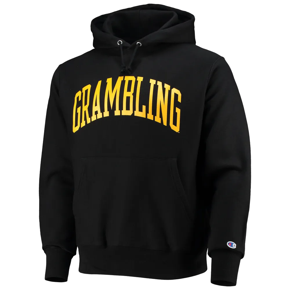 Chandail à tissage inversé pour hommes Champion Grambling Tigers Big & Tall noir