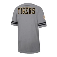 Maillot de baseball Free Spirited pour homme Colosseum Gray Grambling Tigers