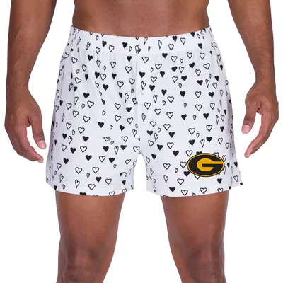 Grambling Tigers Concepts Sport Epiphany Allover Print Knit Boxer Shorts - White