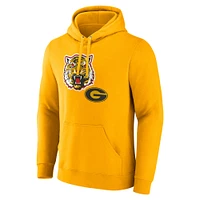 Sweat à capuche avec logo principal pour homme Fanatics Gold Grambling Tigers
