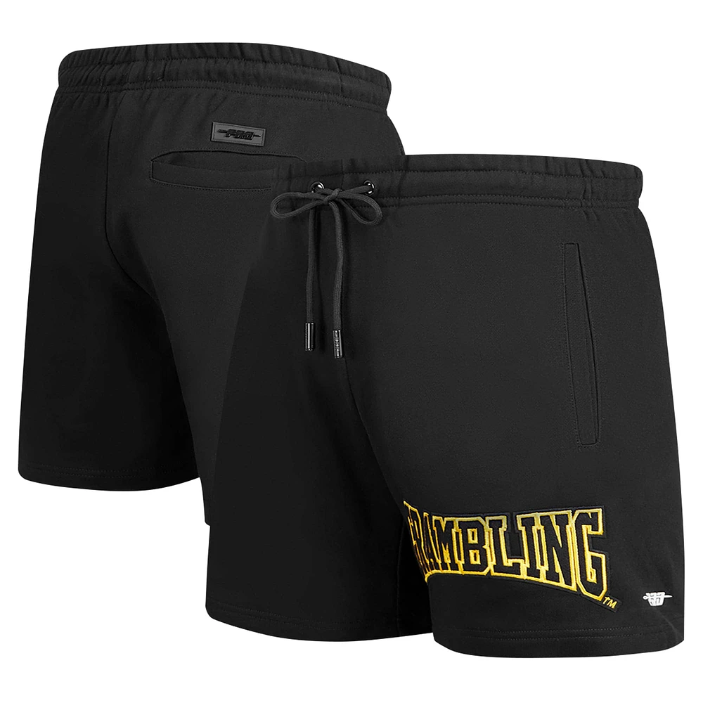 Men's Pro Standard Black Grambling Tigers Crest Shorts