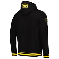 Men's Pro Standard Black Grambling Tigers Homecoming Ribbed Fleece Pullover Hoodie