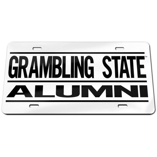 Plaque d'immatriculation WinCraft Grambling Tigers Alumni Classic