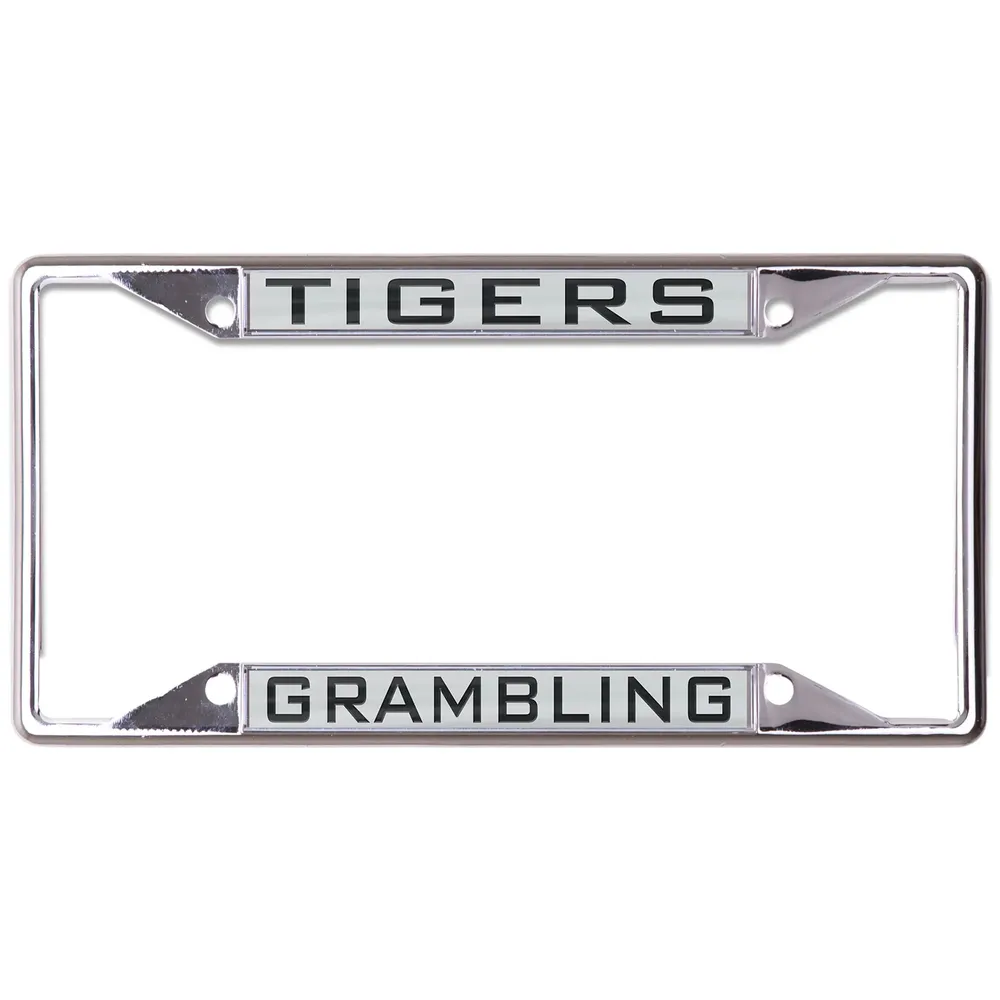 WinCraft Grambling Tigers Printed Metal License Plate Frame