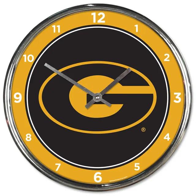 Green Bay Packers Round Chrome Wall Clock