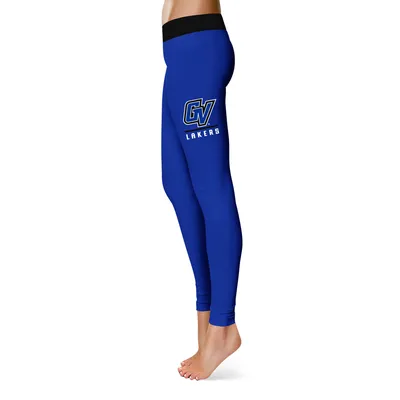 Grand Valley State Lakers Women's Solid Yoga Leggings - Blue