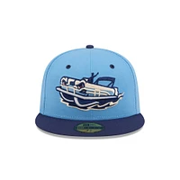 Men's New Era  Light Blue Great Lakes Loons Theme Nights 59FIFTY Fitted Hat