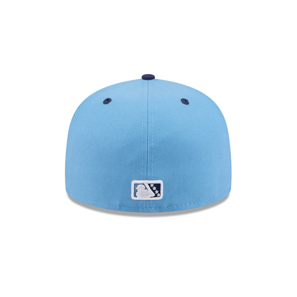 Men's New Era  Light Blue Great Lakes Loons Theme Nights 59FIFTY Fitted Hat