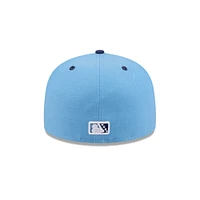 Men's New Era  Light Blue Great Lakes Loons Theme Nights 59FIFTY Fitted Hat