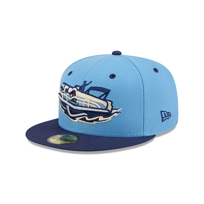 Men's New Era  Light Blue Great Lakes Loons Theme Nights 59FIFTY Fitted Hat