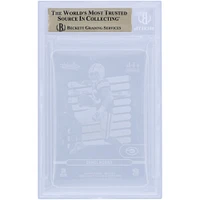 Aaron Jones Green Bay Packers 2022 Panini Absolute Glass Case Hit #10 BGS Authenticated 9.5 Card - 9.5,10,9,10 Subgrades