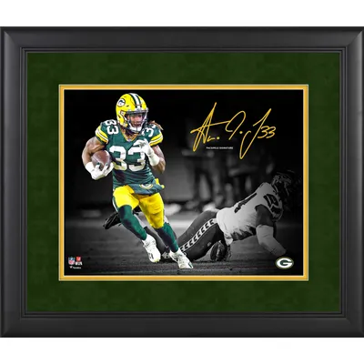 Unsigned Green Bay Packers AJ Dillon Fanatics Authentic Runs In for a  Touchdown Photograph