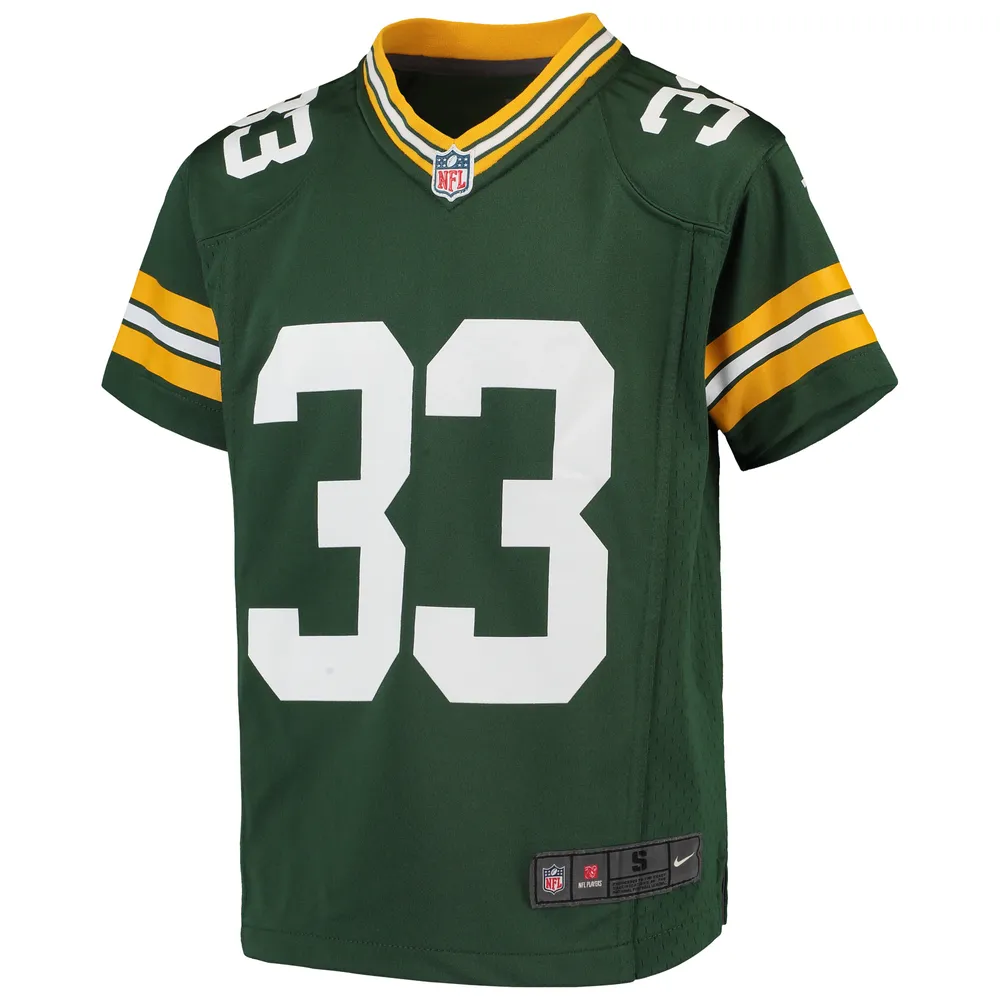 Aaron Jones Green Bay Packers Youth Game Jersey Green – Outfitters