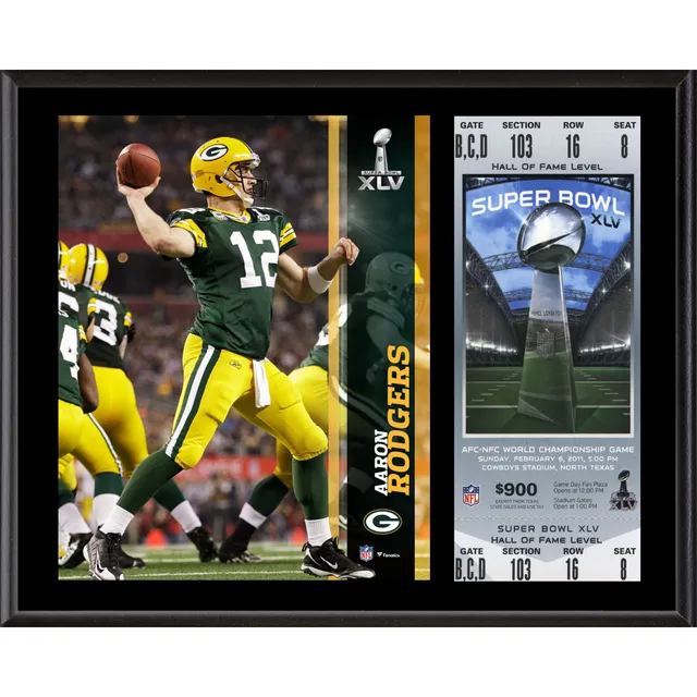 Aaron Rodgers Green Bay Packers Framed 15 x 17 Tenth All-Time in Passing Yards Collage