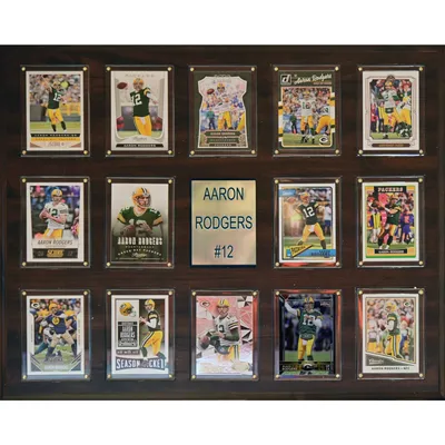 Green Bay Packers Bart Starr & Aaron Rodgers Highland Mint 16'' x 20''  Super Bowl Traditions Bronze Coin Photo Mint