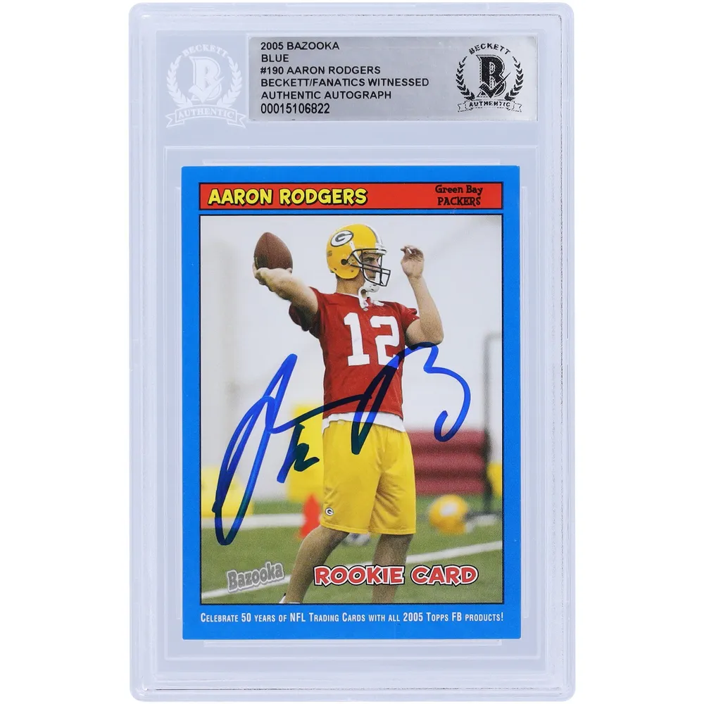 Aaron Rodgers Green Bay Packers Fanatics Authentic Autographed