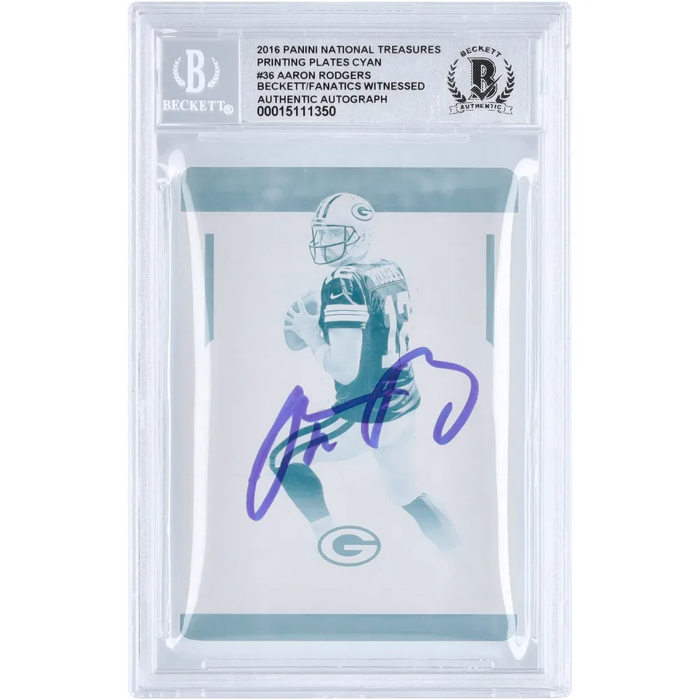 Lids Aaron Rodgers Green Bay Packers Autographed 2021 Panini