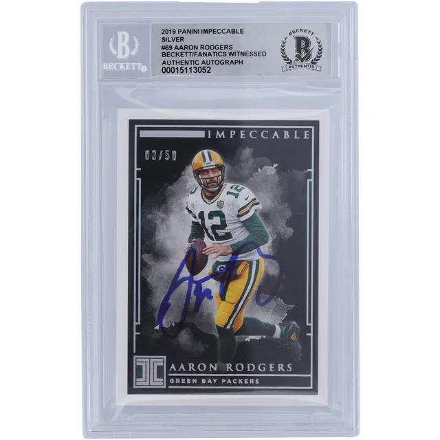 Aaron Rodgers Green Bay Packers Fanatics Authentic 12'' x 15