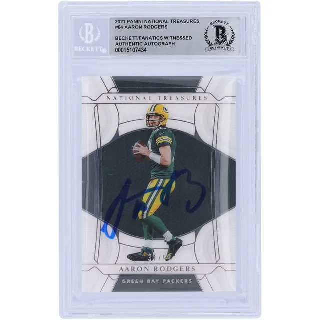 Aaron Rodgers Green Bay Packers Fanatics Exclusive Parallel Panini