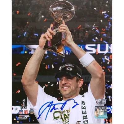 Lids Aaron Rodgers Green Bay Packers Fanatics Authentic Unsigned Scoring  Throwing Photograph