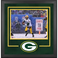 Upper Deck Aaron Rodgers and AJ Dillon Green Bay Packers Autographed 16 x  20 Spotlight Photograph