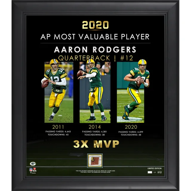 Bleachers Sports Music Framing — Aaron Rodgers Signed