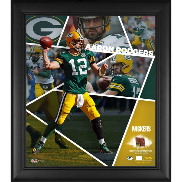 Aaron Jones Green Bay Packers Framed 15 x 17 Impact Player