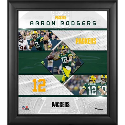 Aaron Jones Green Bay Packers NFL Impact Jersey Frame