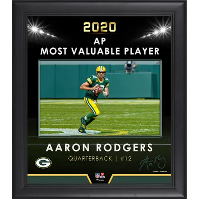 Aaron Rodgers Green Bay Packers Fanatics Authentic 2021 NFL