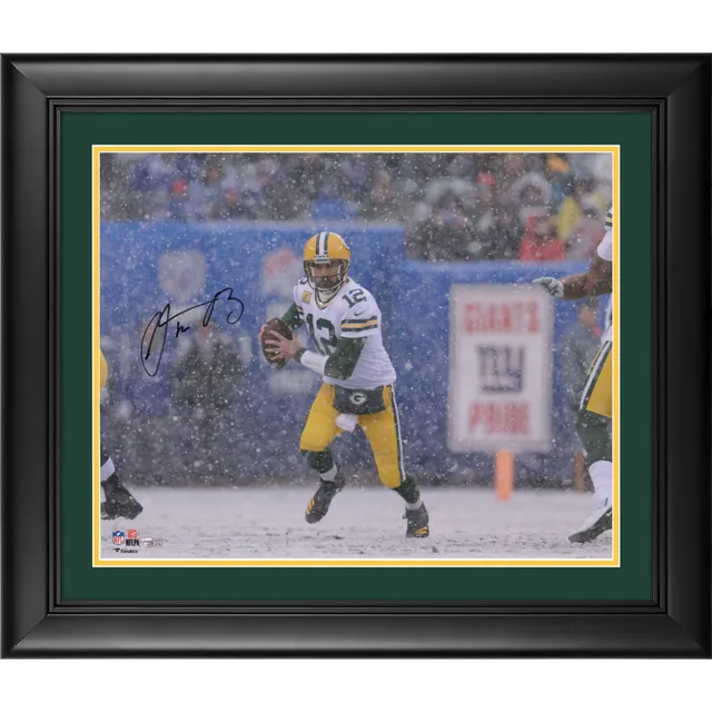 Aaron Rodgers Autographed and Framed Green Bay Packers Jersey