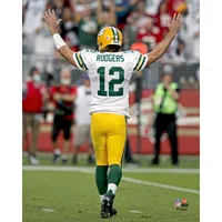 Unsigned Green Bay Packers AJ Dillon Fanatics Authentic Runs In for a  Touchdown Photograph