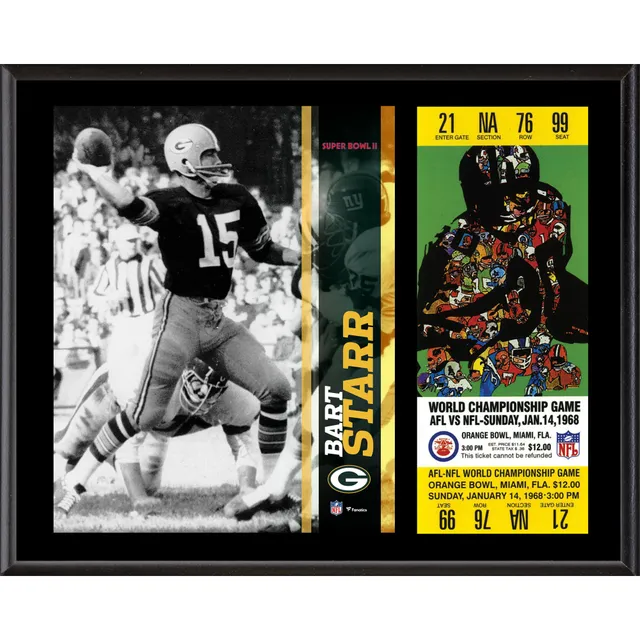 Lids Terry Bradshaw Pittsburgh Steelers Fanatics Authentic 12'' x 15''  Super Bowl XIII Plaque with Replica Ticket