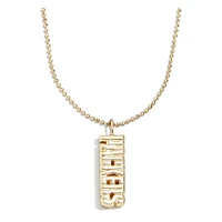 BaubleBar Collier avec pendentif avec logo des Packers de Green Bay