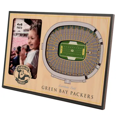 Green Bay Packers 3D StadiumViews Picture Frame - Brown