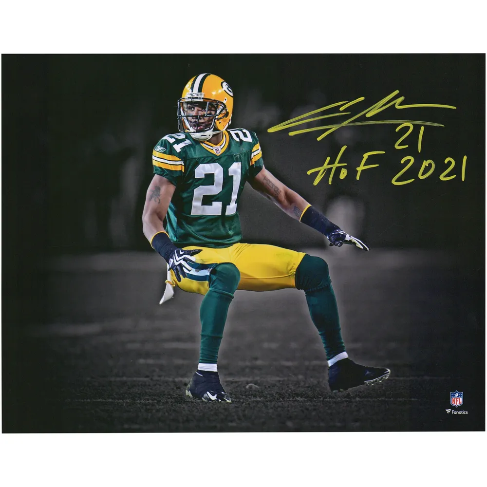 Lids Charles Woodson Green Bay Packers Fanatics Authentic Autographed 11' x  14' Spotlight Photograph with 'HOF 21' Inscription