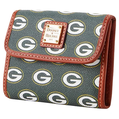 Dooney & Bourke Green Bay Packers Flap Credit Card Wallet