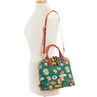 Dooney & Bourke Green Bay Packers Game Day Zip Zip Satchel