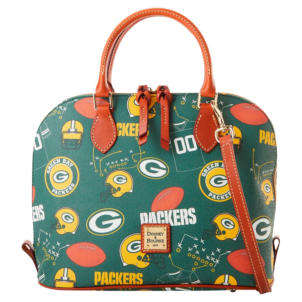 Dooney & Bourke Green Bay Packers Game Day Zip Zip Satchel