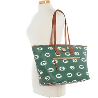 Dooney & Bourke Green Bay Packers Sporty Monogram Grand sac fourre-tout zippé