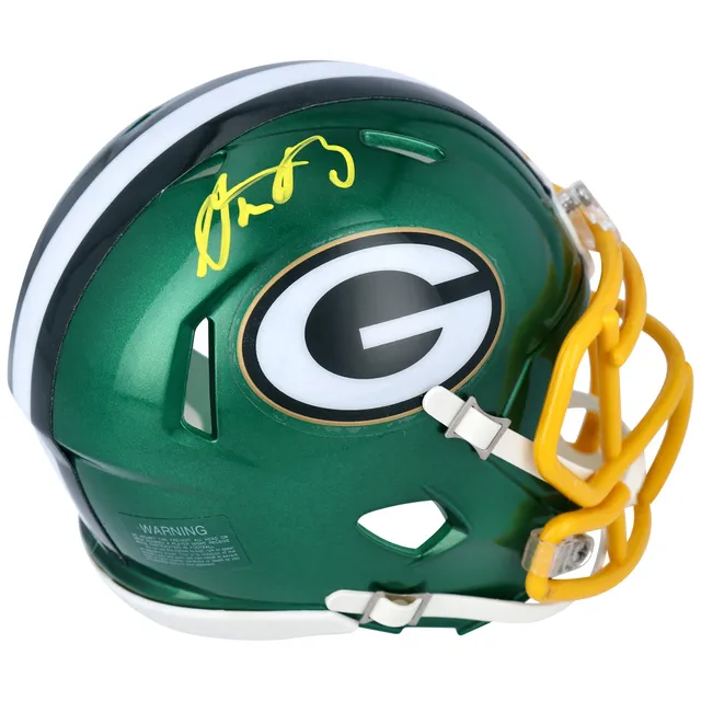 Aaron Rodgers New York Jets Autographed Riddell Speed Flat